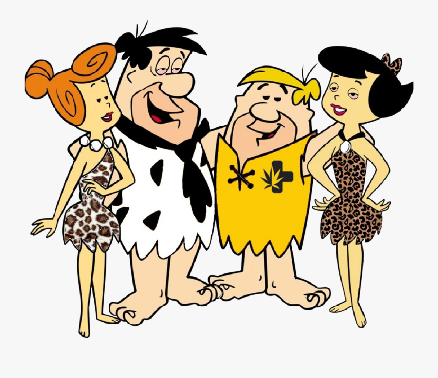 Fred Flintstone Wilma Flintstone Barney Rubble Betty - Los Picapiedra Dibujos Animados, Transparent Clipart