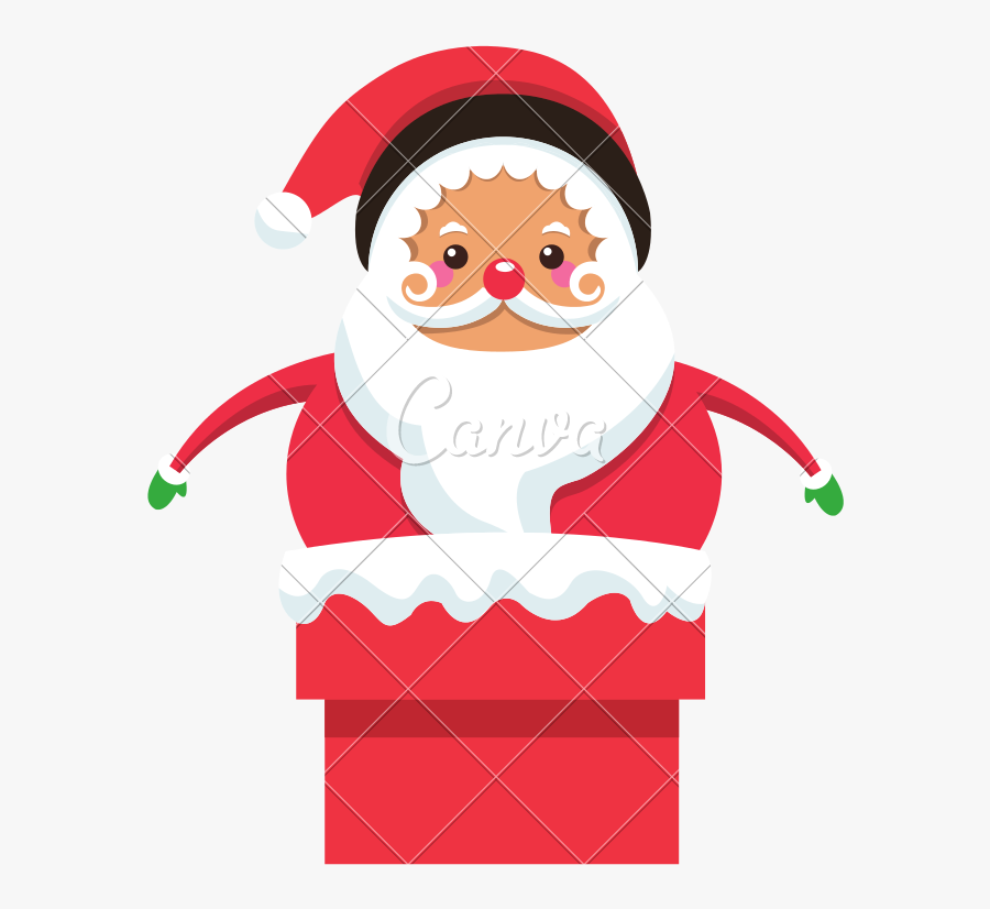 Clip Art On Icon Icons By - Santa Claus Listening To Music, Transparent Clipart