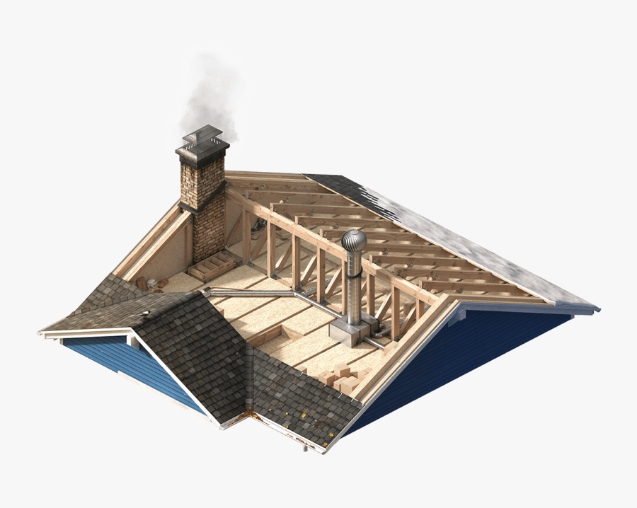 Chimney - Roof, Transparent Clipart
