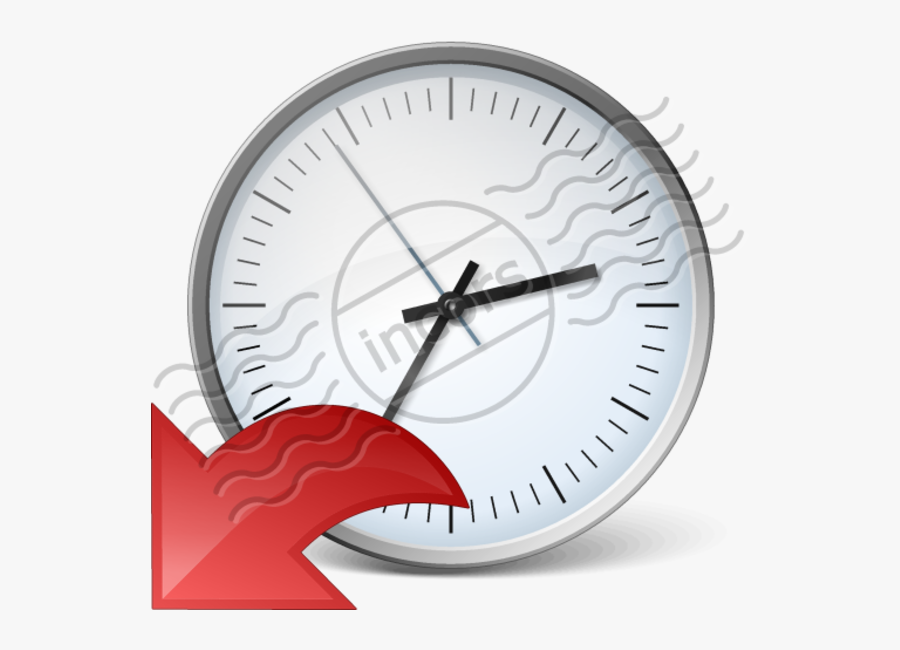 Clock With Shadow Png, Transparent Clipart