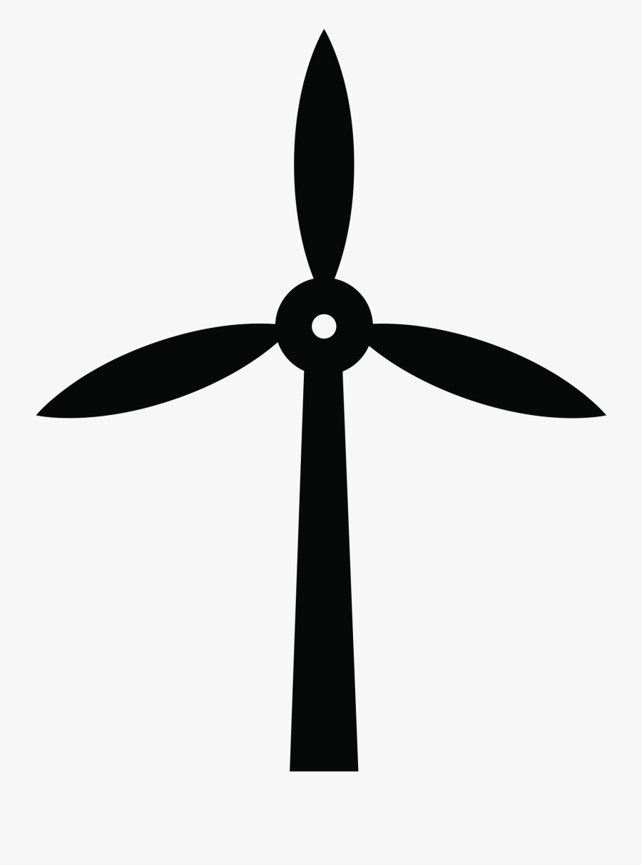 Wind Turbine, Transparent Clipart