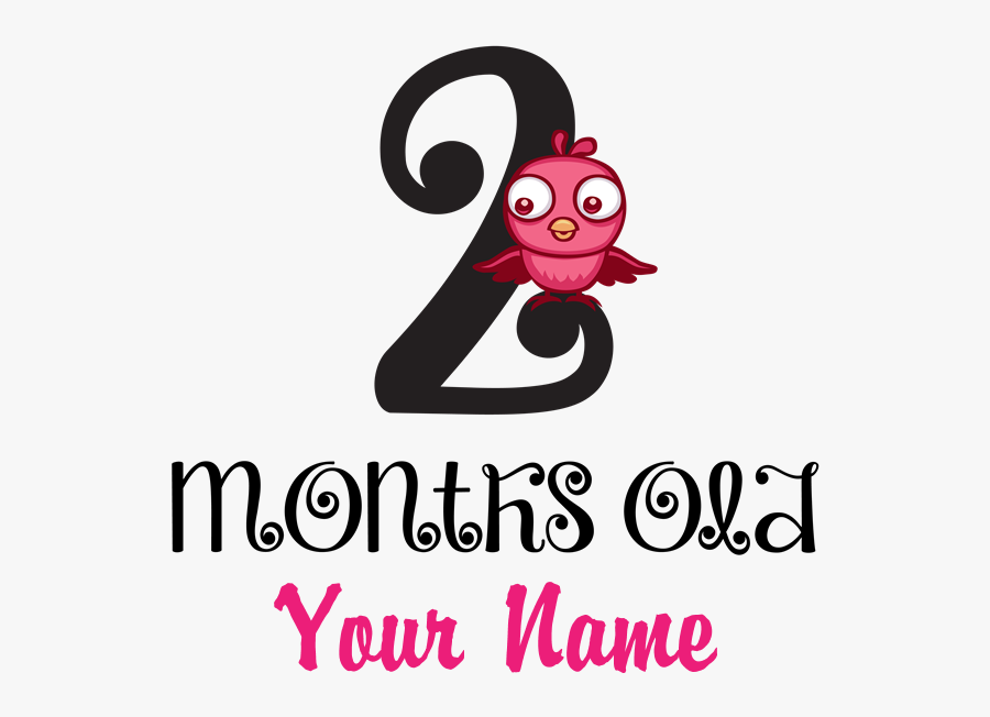 3 Months Old Baby Stickers Clipart , Png Download - 2 Month Old Banner, Transparent Clipart