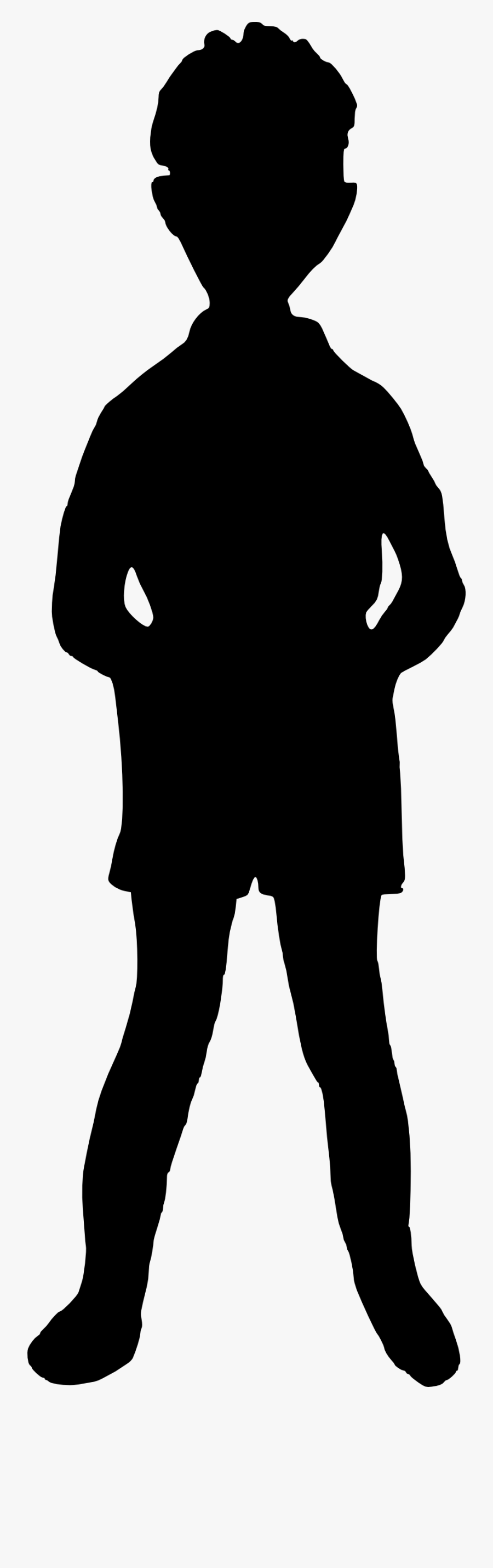 8 Boy Silhouette - Boy Silhouette Transparent Background, Transparent Clipart