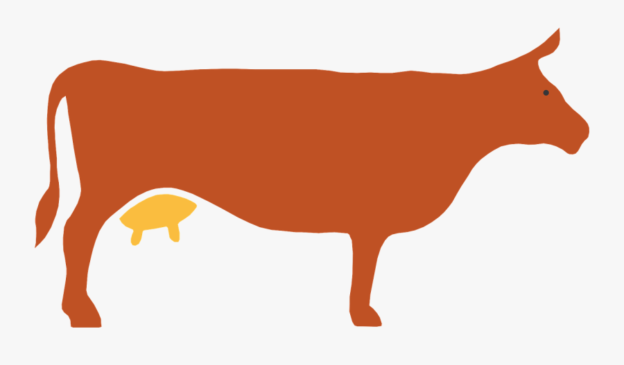 Cow, Silhouette, Livestock, Cattle, Farm, Animal, Beef - Cow Silhouette, Transparent Clipart