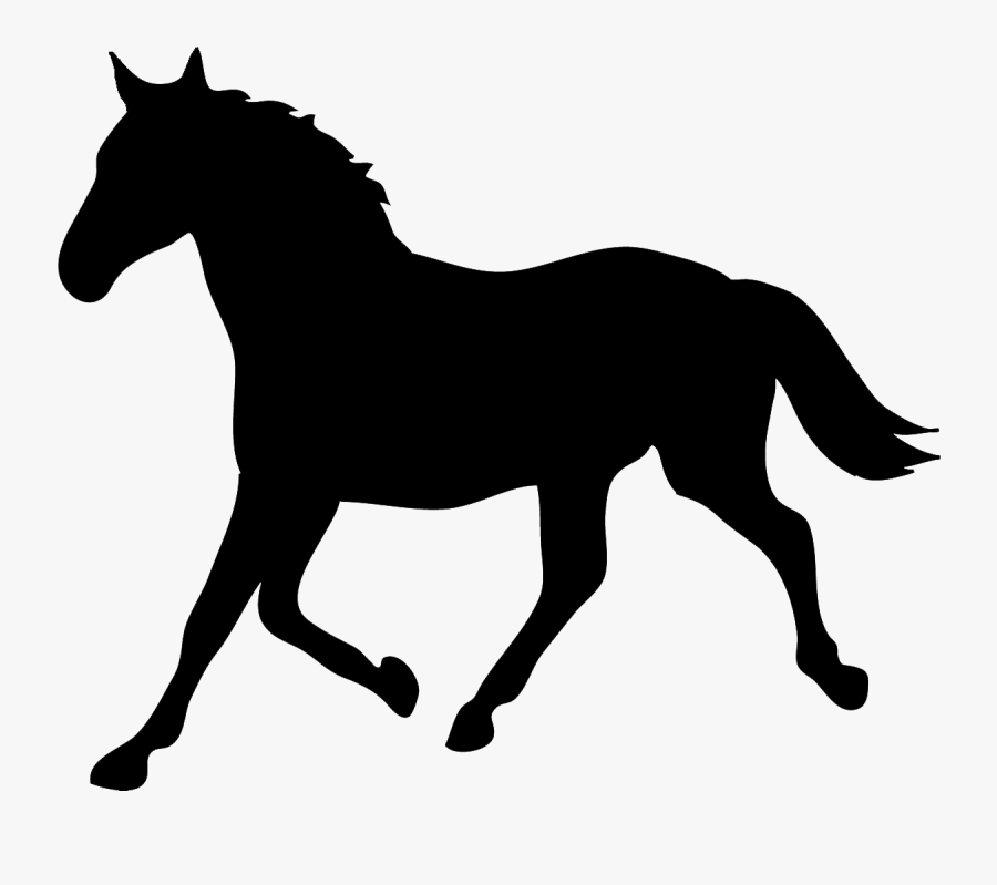 Tennessee Walking Horse Silhouette Equestrian Horse - Horse Silhouette Clipart, Transparent Clipart