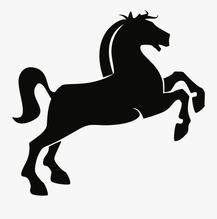 Mare,horse,silhouette - Horse Stencil, Transparent Clipart