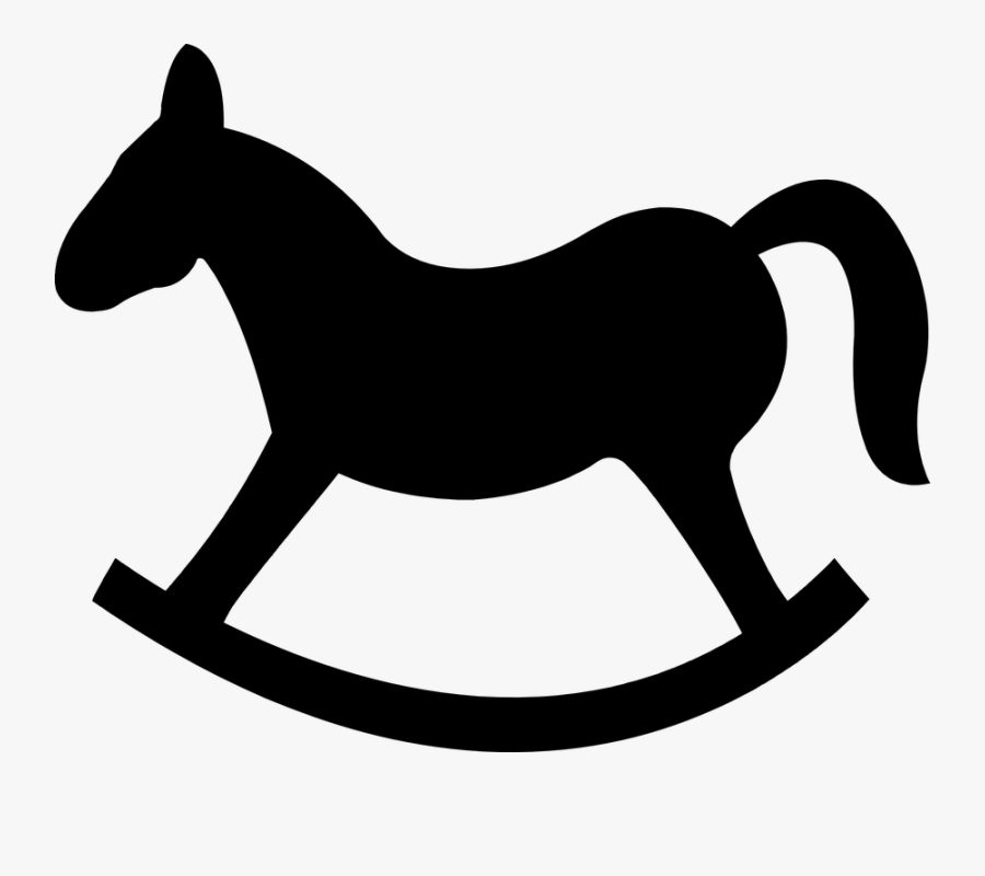 Rocking Horse Silhouette Â€“ 101 Clip Art - Rocking Horse Clip Art, Transparent Clipart