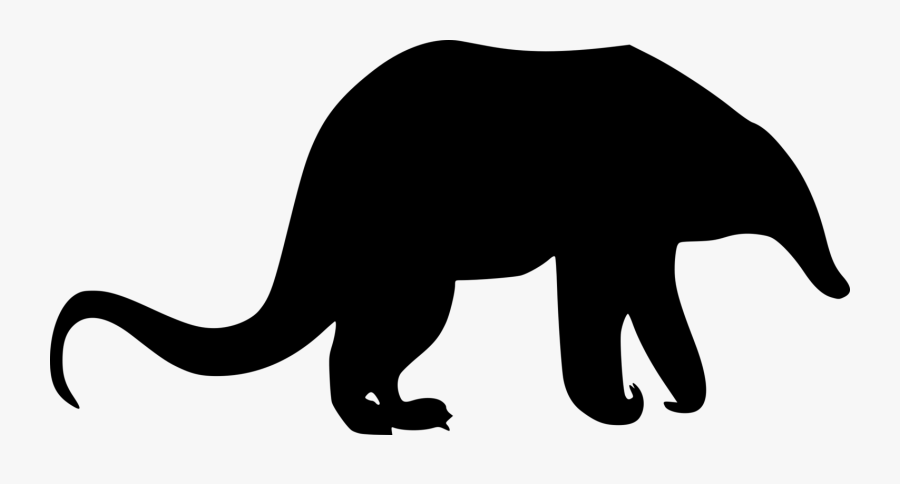 Svg Free Download Whiskers Silhouette Cat Free - Anteater Silhouette Png, Transparent Clipart