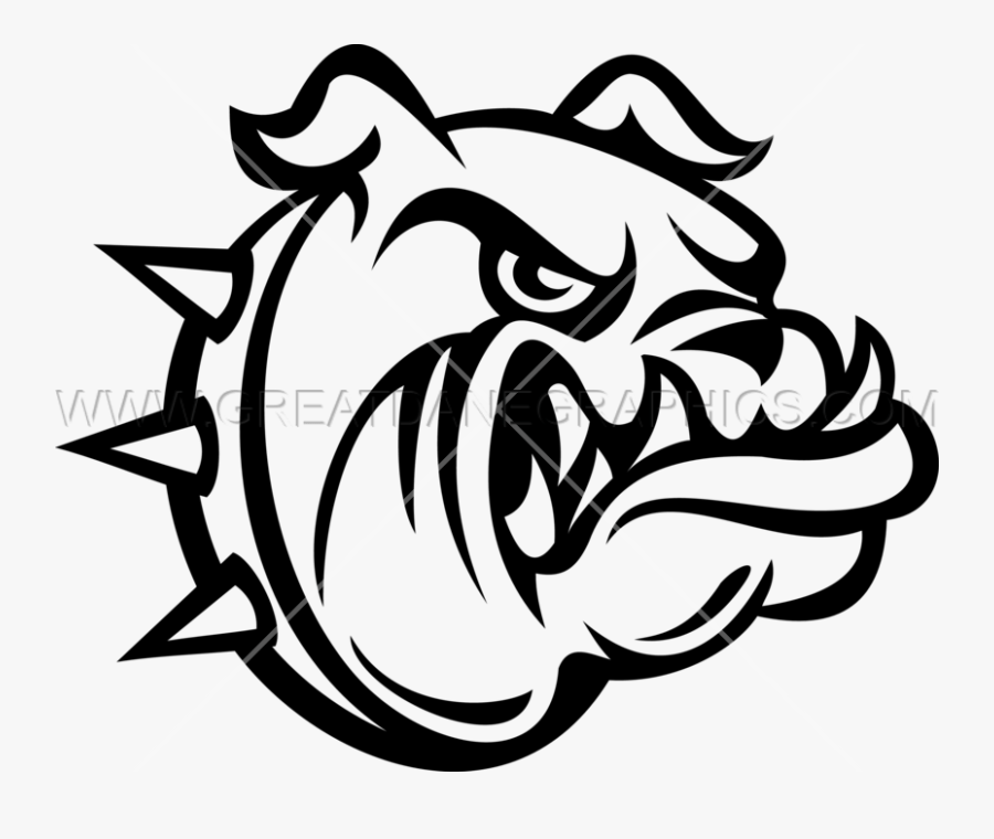 Dog With Spike Collar Clipart Collection Clip Free - Bulldog , Free