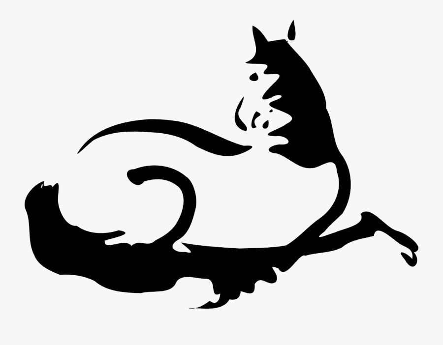 Horse Silhouette Clip Art, Transparent Clipart