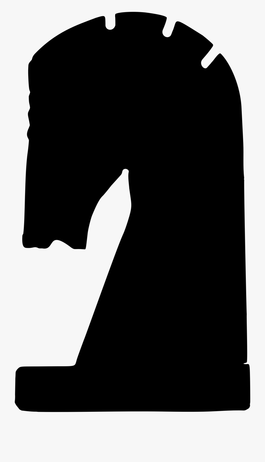 Knight Horse Silhouette Clip Arts - Horse Head Silhouette Chess, Transparent Clipart