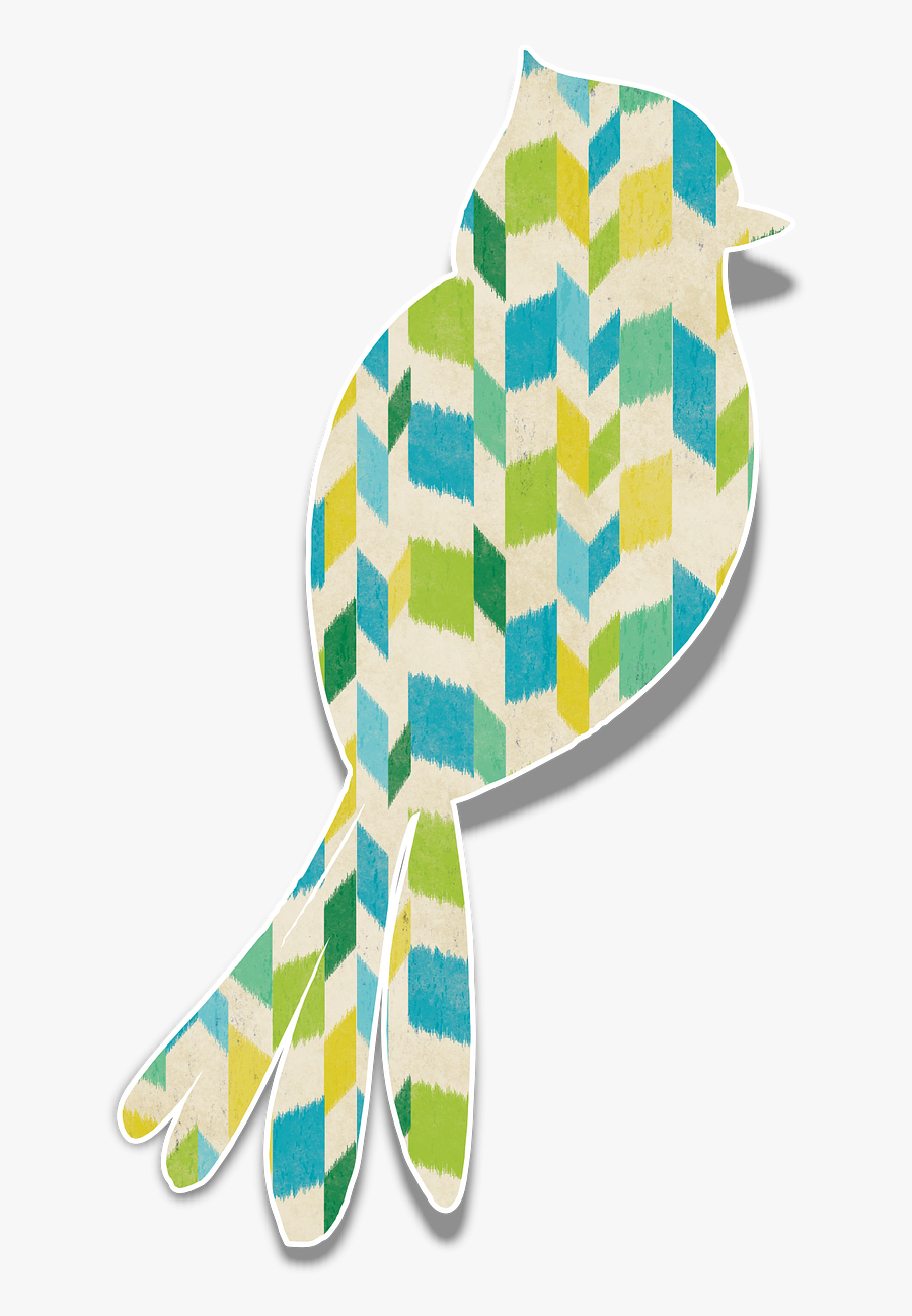 Bird Silhouette Pattern - Silhouette, Transparent Clipart