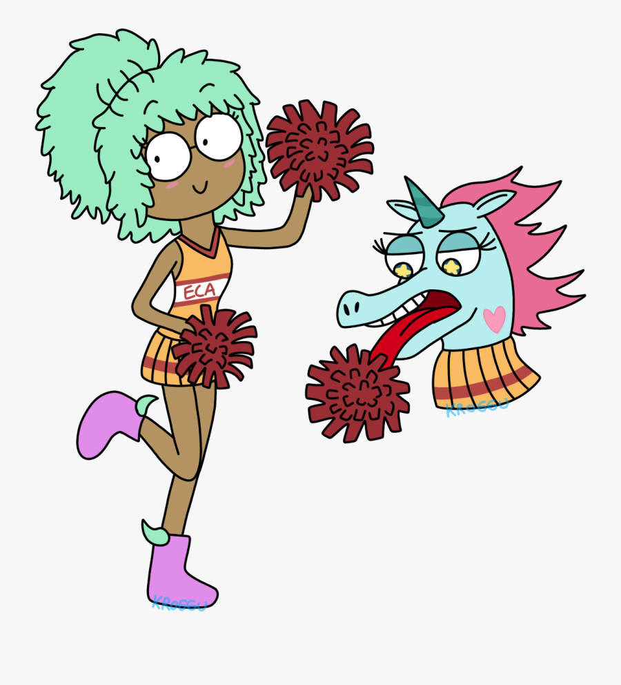 Fanwork Kelly And Pony Head As Eca Cheerleaders Because - Kelly Star Vs The Forces Of Evil, Transparent Clipart