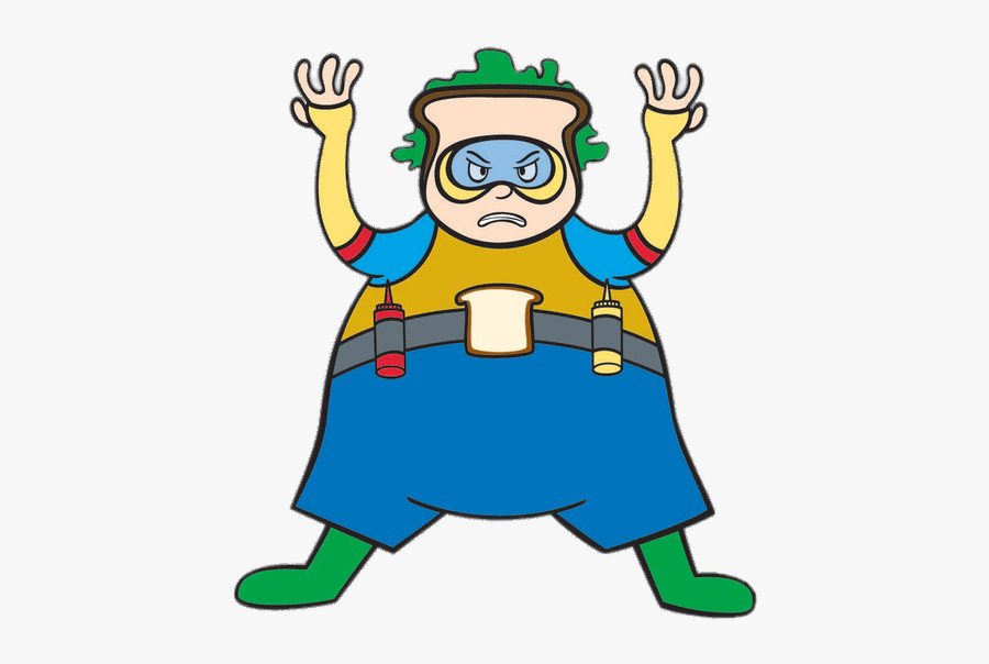 Chuck The Evil Sandwich Making Guy, Transparent Clipart