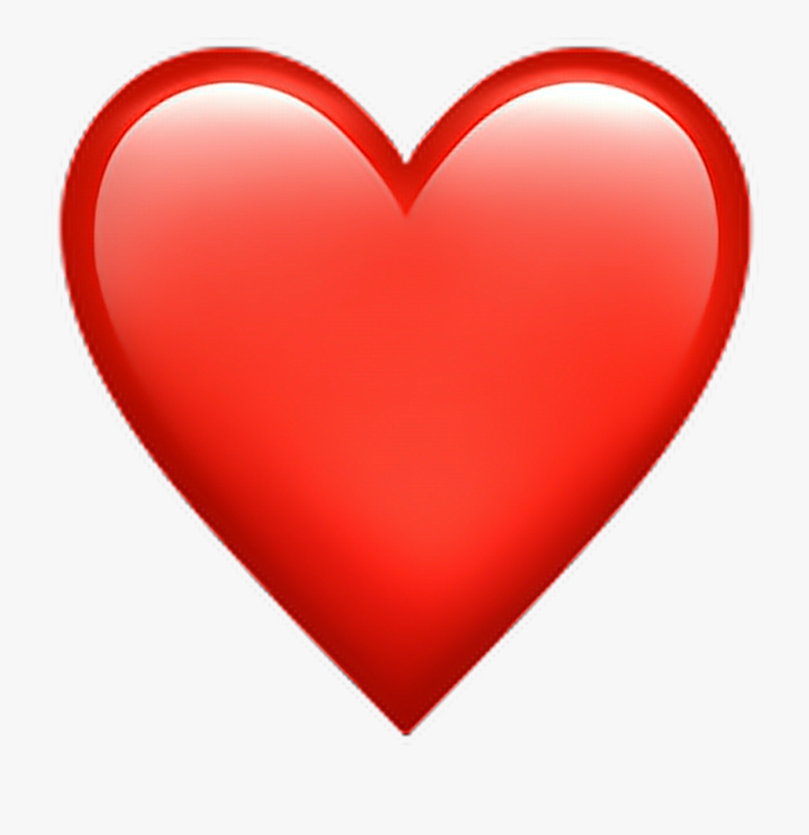 Heart Love Red Whatsapp Emoji Emotion Emotions - Transparent Background Heart Emoji Png, Transparent Clipart