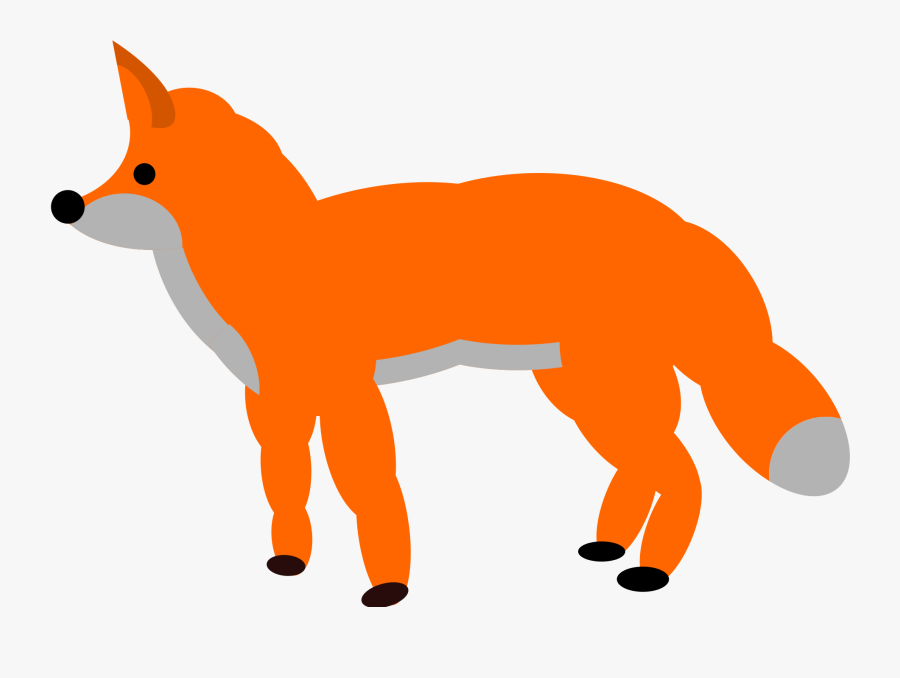 Orange Fox Clipart, Transparent Clipart