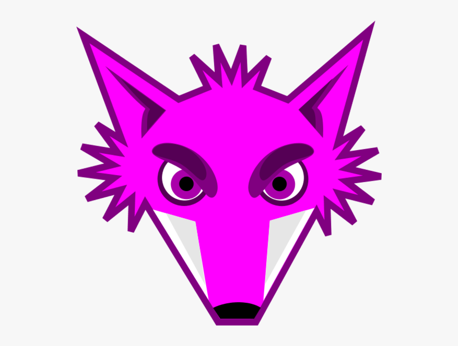 Fox Head Cartoon - Cartoon Fox Head, Transparent Clipart