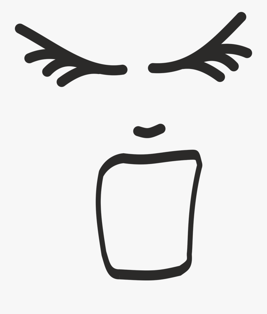 Transparent Scream Face Png - Screaming Face Clipart, Transparent Clipart