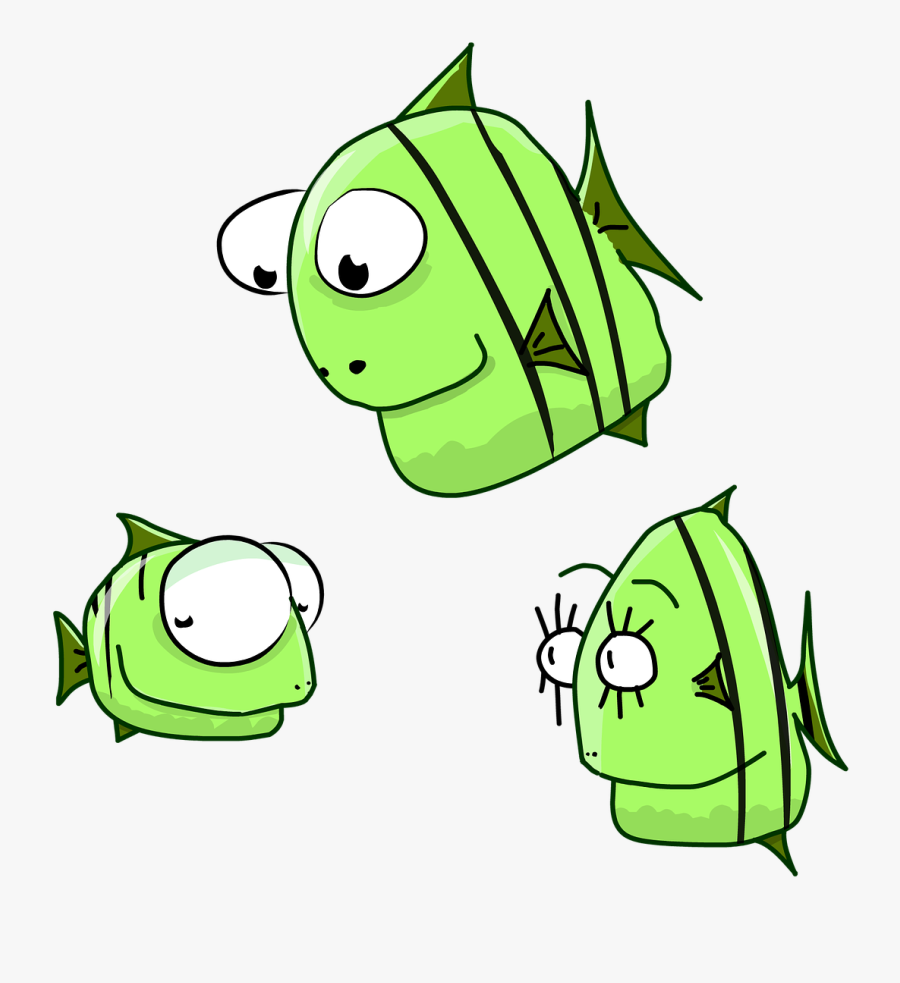 Fish Cartoon Aquarium - Cartoon, Transparent Clipart