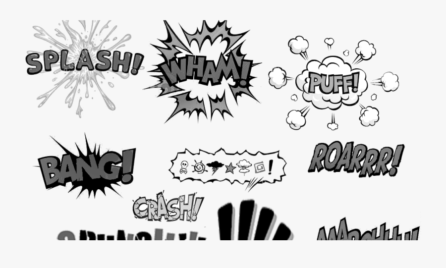 Transparent Onomatopeya Comic Png - Onomatopeya Para Colorear, Transparent Clipart