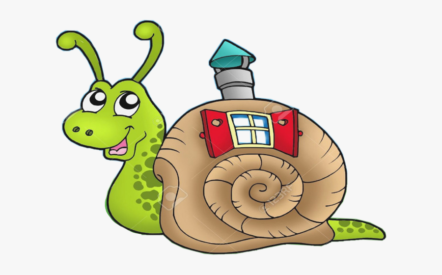 Snail House Cartoon Clipart , Png Download - Caracol Casa, Transparent Clipart