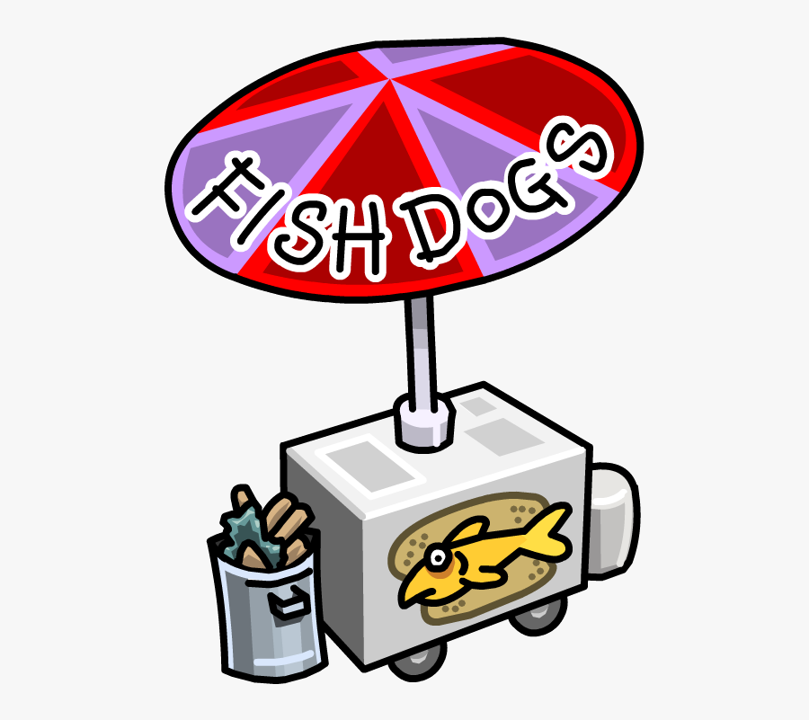 Dead Clipart Stinky Fish - Club Penguin Food Furniture, Transparent Clipart