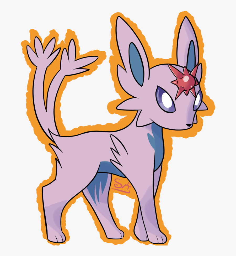 Mega Espeon By Snail Day And Night - Cartoon, Transparent Clipart