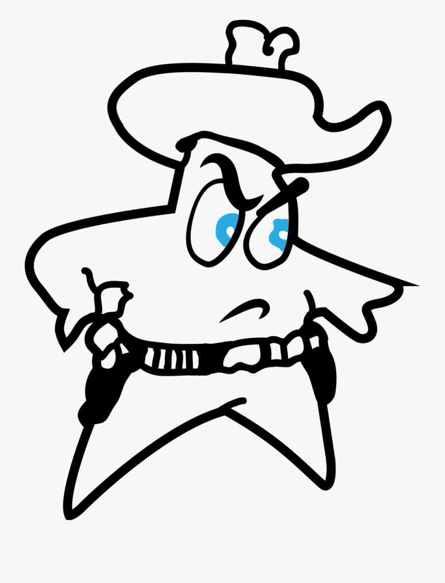Hats Drawing Day The Dead Transparent Png Clipart Free - Cowboy Stars, Transparent Clipart