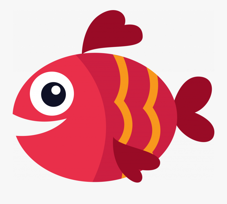 Fresh Clip Art Fish 19 Red Graphic Transparent Library - Transparent Background Fish Clipart, Transparent Clipart