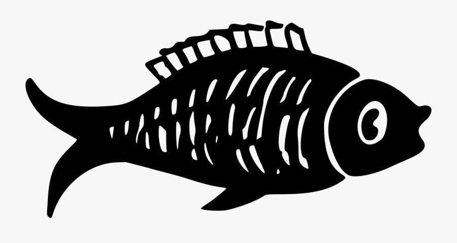 Silhouette,monochrome Photography,fish - Icon, Transparent Clipart