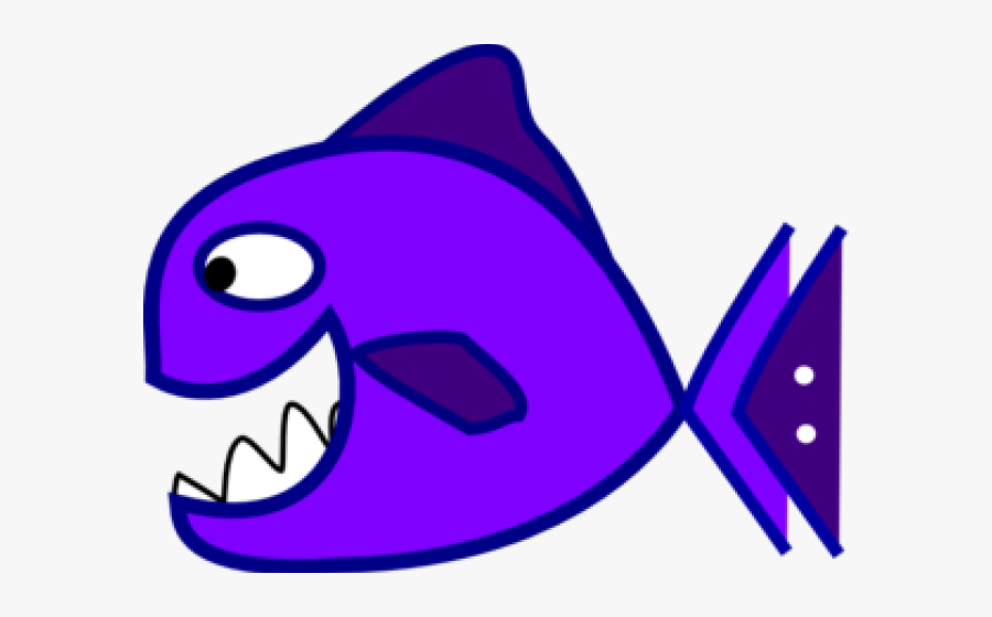 Cartoon Fish With Mouth Open, Transparent Clipart