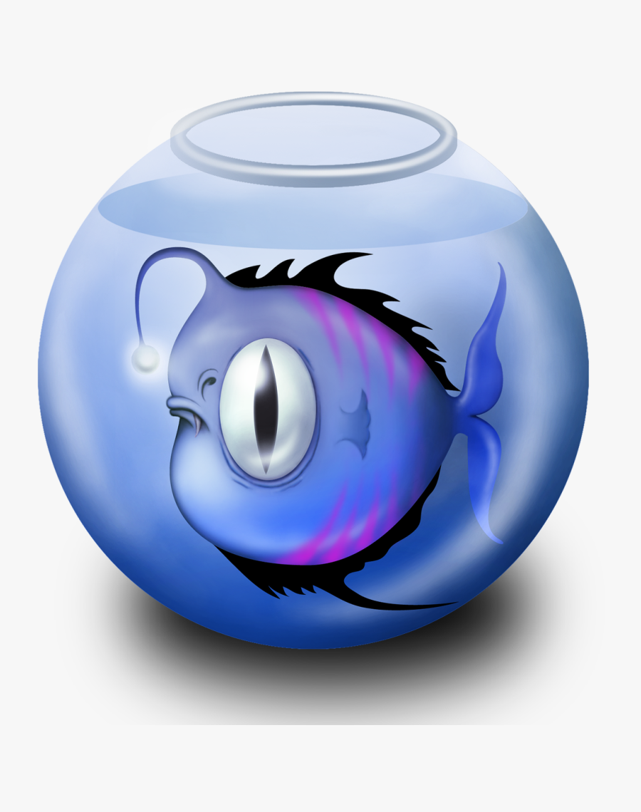 Fish Aquarium Weirdo Free Picture - Vase, Transparent Clipart