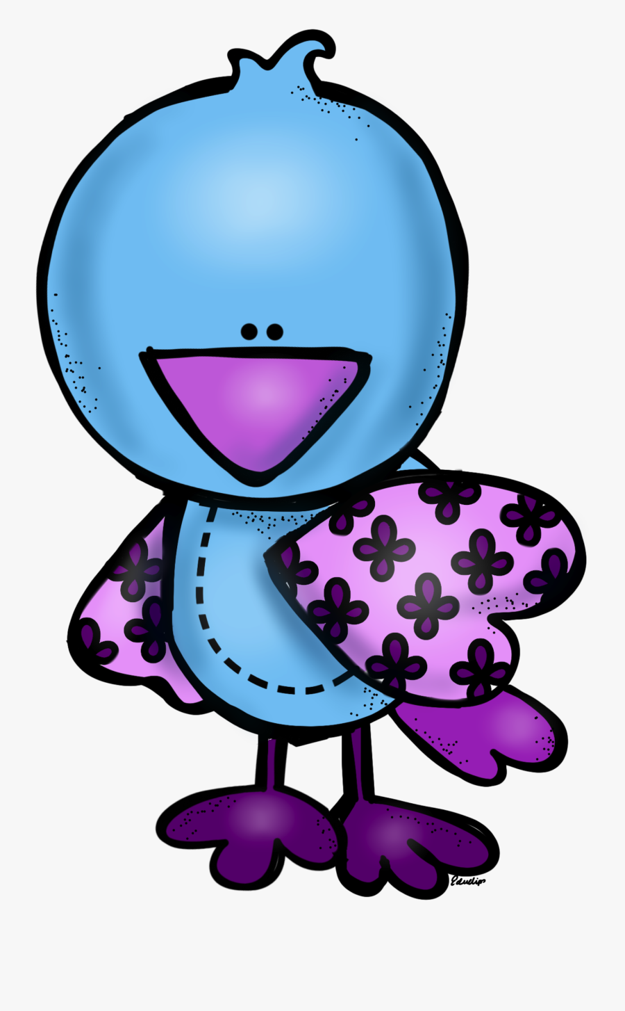 Transparent Cute Clip Art - Melonheadz Bird Clipart, Transparent Clipart