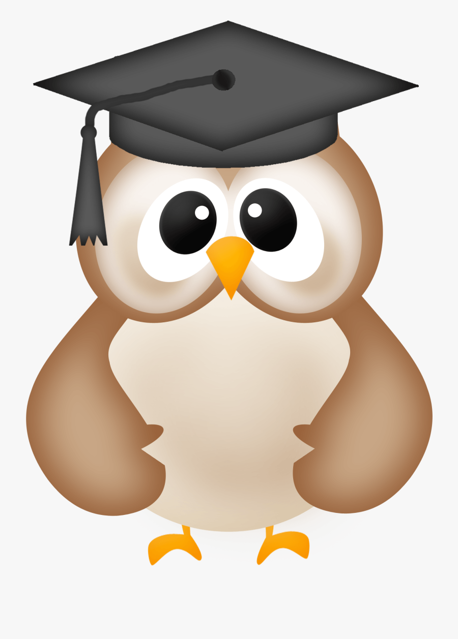 Graduation - Owl Graduation Clipart, Transparent Clipart
