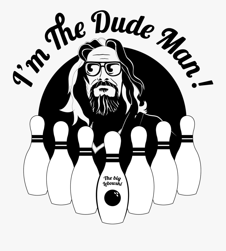 Big Lebowski Cool Graphic Transparent, Transparent Clipart