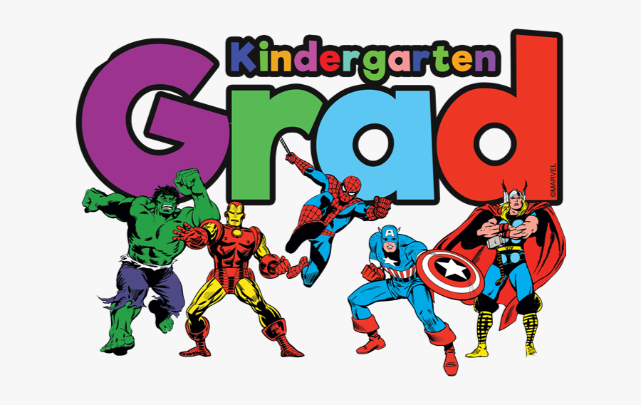 Kindergartengraduation Kindergarten Kids Gra - Kindergarten Graduation Superheroes Clipart, Transparent Clipart