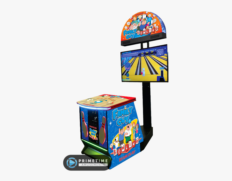 Family Guy Bowling Video Arcade Game By Team Play - Family Guy Bowling Arcade, Transparent Clipart