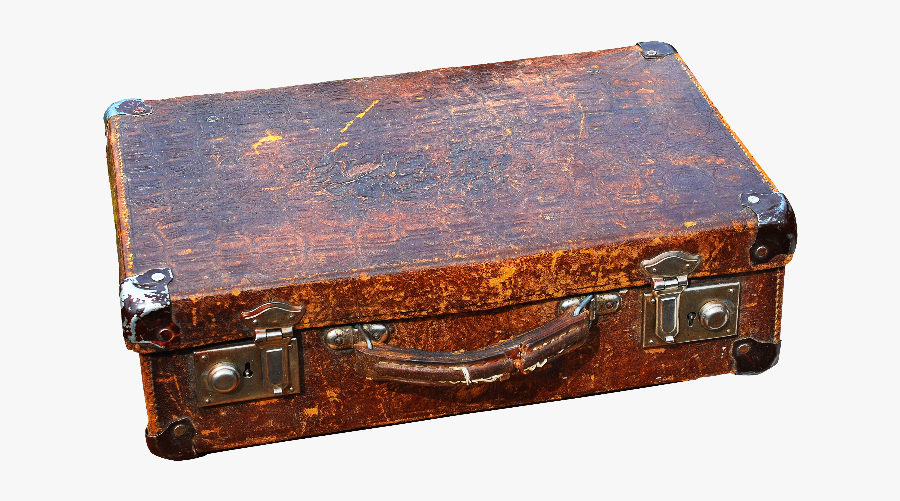 Clip Art Luggage Png Library - Vintage Suitcase Png, Transparent Clipart