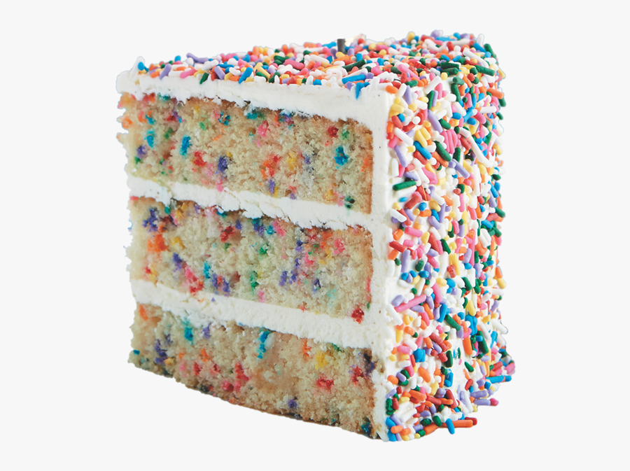 Transparent Sprinkles Confetti - Happy Birthday Rainbow Cake, Transparent Clipart