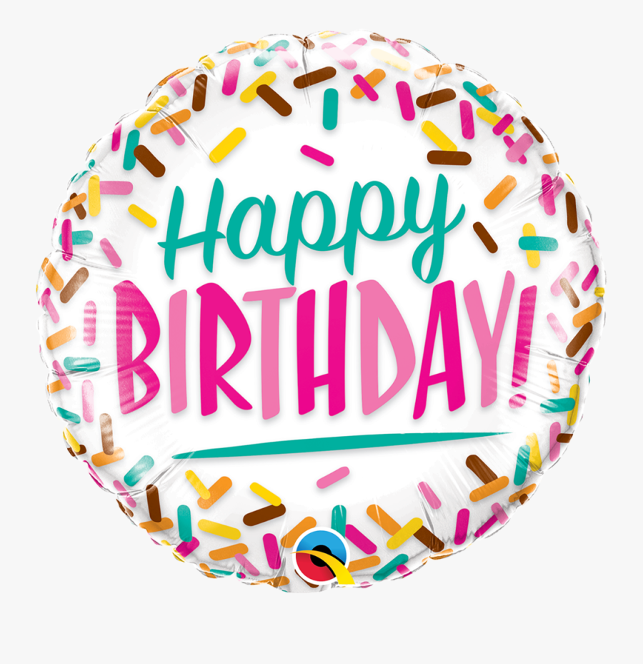 Birthday Sprinkles - Happy Birthday, Transparent Clipart