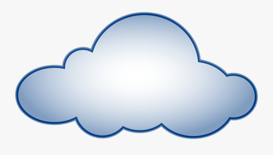 Blue Cartoon Clouds, Transparent Clipart