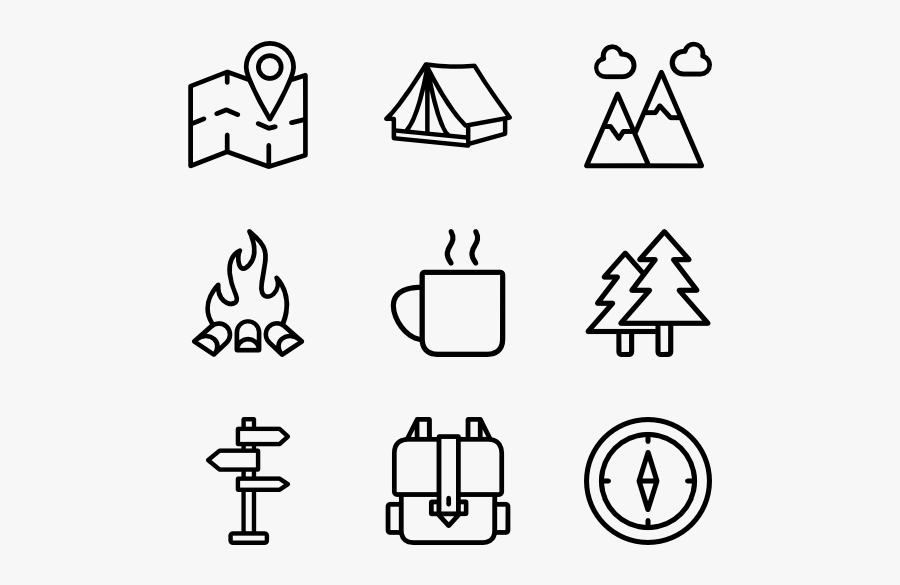 Hiking - Malware Icon Free, Transparent Clipart