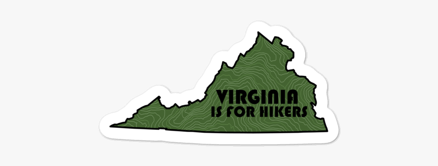 State Of Virginia Outline, Transparent Clipart