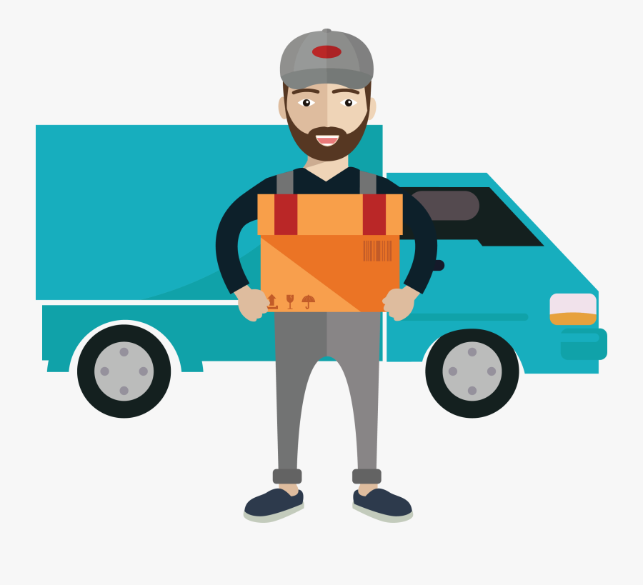 Delivery Courier Royalty Free Illustration - Marijuana Delivery Service, Transparent Clipart
