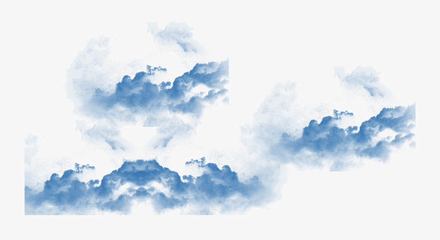 Blue United Clouds Phonograph Sky States Record Clipart - Cielo Nubes Png, Transparent Clipart