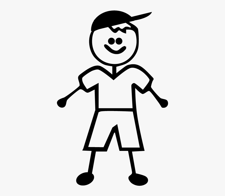 Transparent Stick Figure Family Png - Boy Stick Figure Png, Transparent Clipart