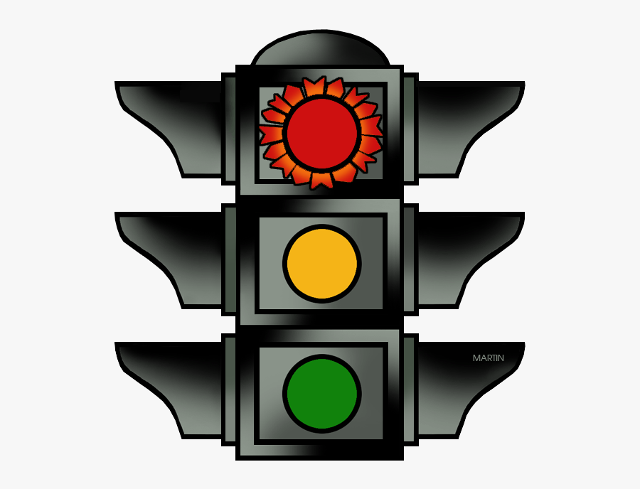 Red Traffic Light - Traffic Light Yellow, Transparent Clipart