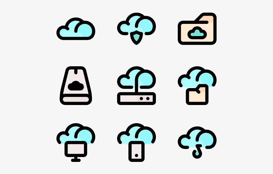 Cloud Network - Recreation Icon Png, Transparent Clipart