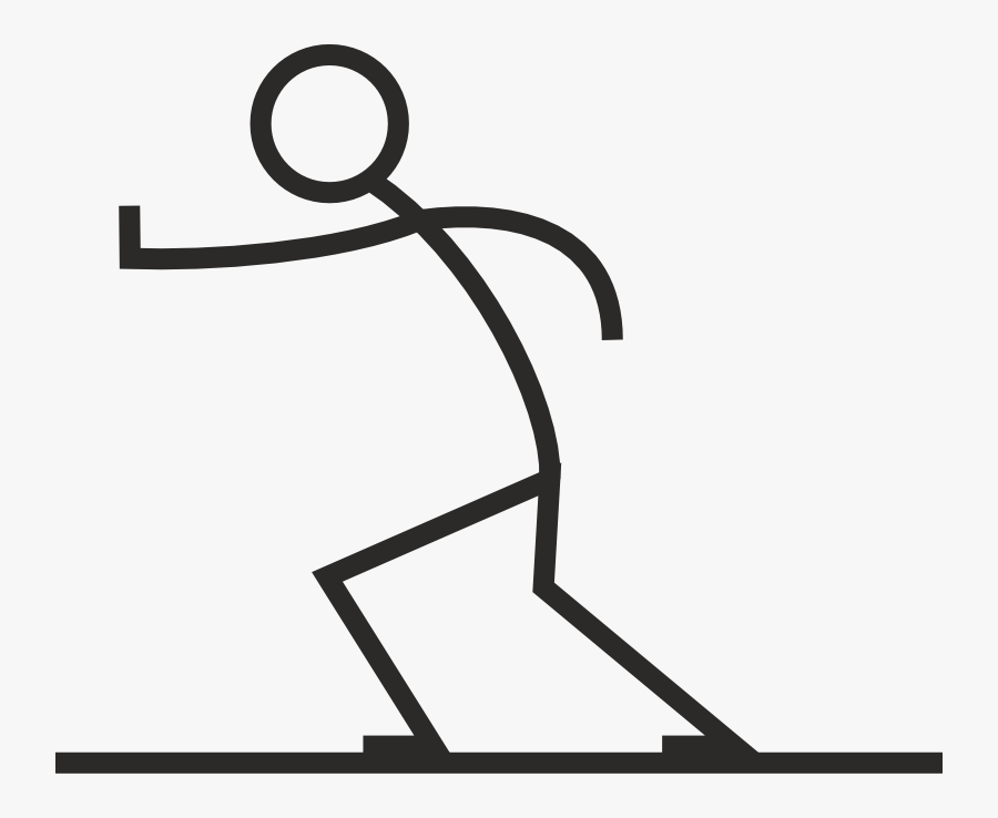 Stick Figure Pushing - Stick Figure Png, Transparent Clipart