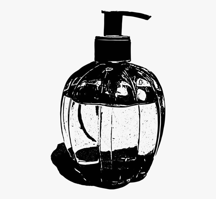 Monochrome Photography,glass Bottle,tableware - Perfume, Transparent Clipart